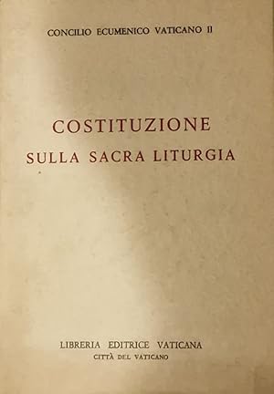 Costituzione sulla sacra liturgia