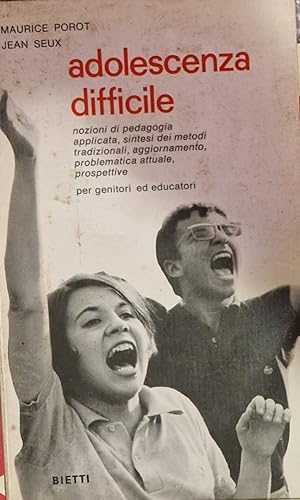 Imagen del vendedor de Adolescenza difficile a la venta por librisaggi