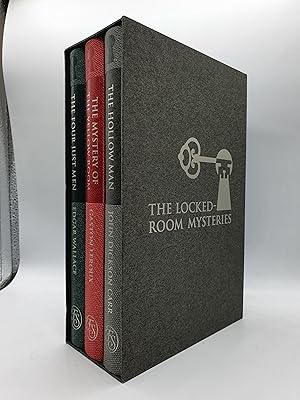 Imagen del vendedor de The Locked Room Mysteries : The Four Just Men / The Mystery of the Yellow Room / The Hollow Man - 3 Volume Set a la venta por Barclay Books