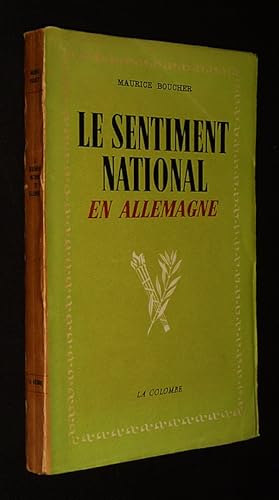 Seller image for Le Sentiment national en Allemagne for sale by Abraxas-libris