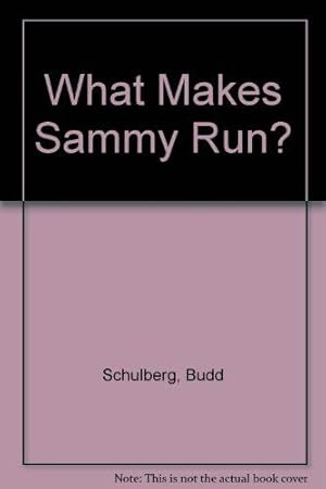 Bild des Verkufers fr What Makes Sammy Run? zum Verkauf von WeBuyBooks