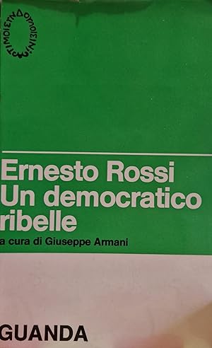 Seller image for Ernesto Rossi un democratico ribelle for sale by librisaggi