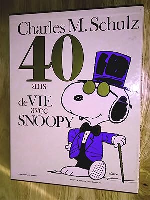 Image du vendeur pour Charles M. Schulz: 40 ans de vie avec Snoopy mis en vente par Claudine Bouvier