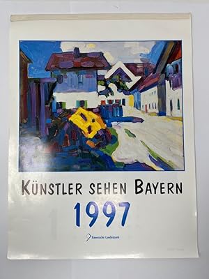 Bild des Verkufers fr Knstler sehen Bayern Museumsverein Dachau (Bssenroth) Ein Kalender der Bayrischen Landesbank zum Verkauf von Antiquariat REDIVIVUS