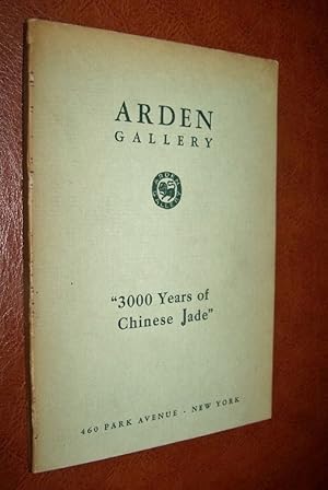 3000 Years of Chinese Jade Exhibition at Arden Gallery January 10 through February 11, 1939