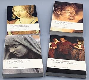 Seller image for Four Separate Volumes in 'The Oxford Shakespeare: ; 'Timon of Athens'; 'The Winter's Tale'; 'The Taming of the Shrew' and 'The Merry Wives of Windsor'. for sale by Libris Books