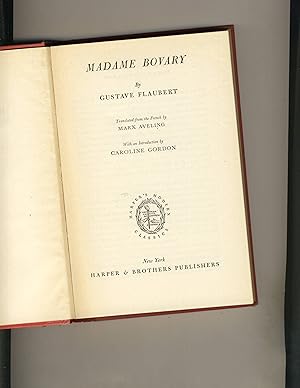 Bild des Verkufers fr Madame Bovary zum Verkauf von Richard Lemay