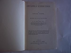 Imagen del vendedor de Swahili Exercises a la venta por Carmarthenshire Rare Books