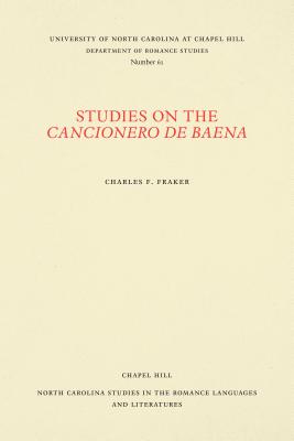 Immagine del venditore per Studies on the Cancionero de Baena (Paperback or Softback) venduto da BargainBookStores