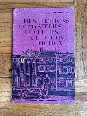 Imagen del vendedor de J & S Graphics Catalogue # 6 - First Editions of Mysteries, Rogueries and Detective Fiction a la venta por James M Pickard, ABA, ILAB, PBFA.