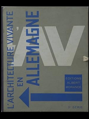 L'ARCHITECTURE VIVANTE EN ALLEMAGNE, 3e série -1932- GROPIUS, MIES VAN DER ROHE, BREUER