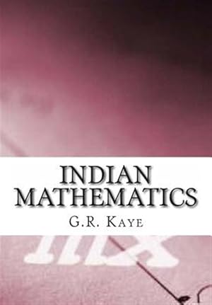 Imagen del vendedor de Indian Mathematics a la venta por GreatBookPrices
