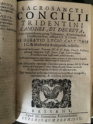 Sacrosancti Concilii Tridentini-Index Librorum Prohibitorum