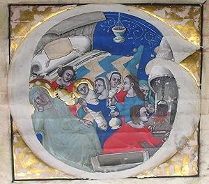 Seller image for 14th ILLUMINATED INITIAL. THE BIRTH OF THE VIRGIN for sale by Konstantinopel ANTIQUARIAN BOOKSELLERS.