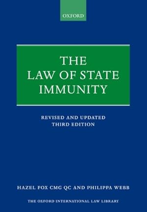 Immagine del venditore per Law of State Immunity venduto da GreatBookPrices