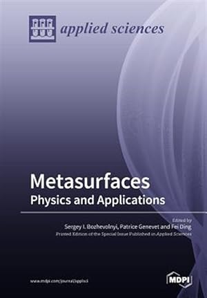 Imagen del vendedor de Metasurfaces: Physics and Applications a la venta por GreatBookPrices