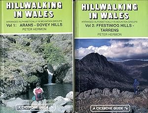 Seller image for Hillwalking in Wales : Volumes 1 & 2 : Arans-Dovey Hills and Ffestiniog Hills-Tarrens for sale by Godley Books