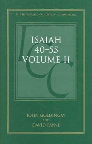 Bild des Verkufers fr Isaiah 40-55 : A Critical And Exegetical Commentary zum Verkauf von GreatBookPrices
