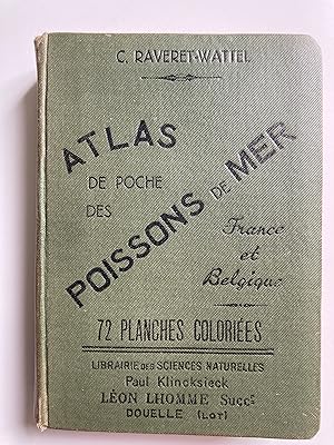 Imagen del vendedor de Atlas de poche des poissons de mer. France et Belgique. a la venta por ShepherdsBook