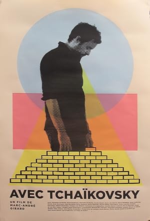 2019 Contemporary Movie Poster - Avec Tchaïkovsky Film de Marc-André Girard
