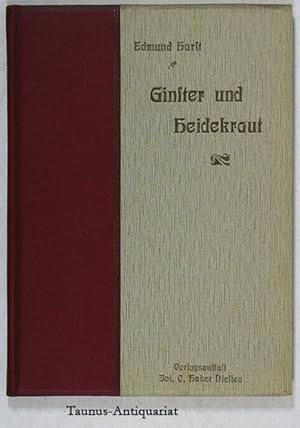 Imagen del vendedor de Ginster und Heidekraut. Gedichte. a la venta por Taunus-Antiquariat Karl-Heinz Eisenbach