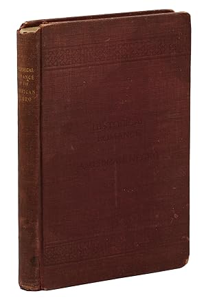 Seller image for Historical Romance of the American Negro for sale by Burnside Rare Books, ABAA