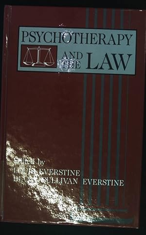 Bild des Verkufers fr Psychotherapy and the Law. zum Verkauf von books4less (Versandantiquariat Petra Gros GmbH & Co. KG)