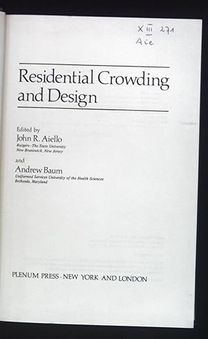 Seller image for Residential Crowding and Design. for sale by books4less (Versandantiquariat Petra Gros GmbH & Co. KG)