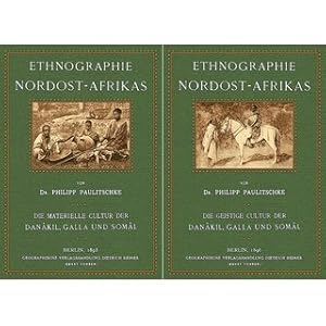 Bild des Verkufers fr Ethnographie Nordostafrikas (2 Bnde) Band 1: Die materielle Kultur der Danakil, Galla und Somal / Band 2: Die geistige Cultur der Danakil, Galla und Somal zum Verkauf von Versandantiquariat Nussbaum