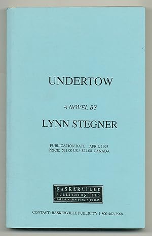 Image du vendeur pour Undertow mis en vente par Between the Covers-Rare Books, Inc. ABAA