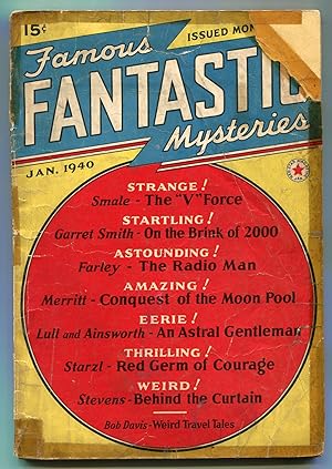 Immagine del venditore per [Pulp Magazine]: Famous Fantastic Mysteries - January, 1940 venduto da Between the Covers-Rare Books, Inc. ABAA