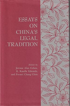 Seller image for Essays on China's Legal Tradition. for sale by Asia Bookroom ANZAAB/ILAB