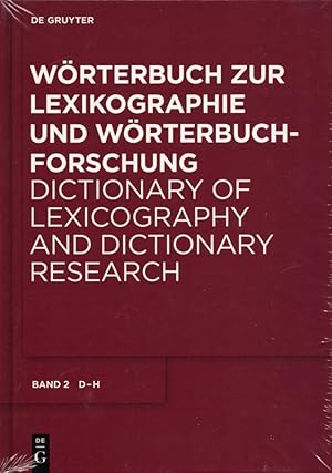 Wörterbuch zur Lexikographie und Wörterbuchforschung / Dictionary of Lexicography and Dictionary ...