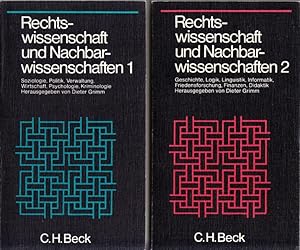 Imagen del vendedor de Rechtwissenschaft und Nachbarwissenschaften. 1-2. a la venta por Centralantikvariatet