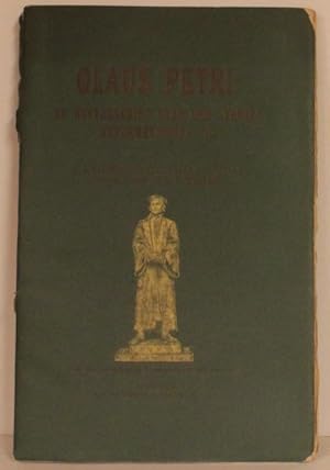 Bild des Verkufers fr Olai Petri svar p tolf sprsml om den evangeliska och den pfviska lran. En hufvudskrift frn den svenska reformationens tid, jmte tvenne reformationstal hllna i Uppsala 1891 och 1893 af O. F. Myrberg. zum Verkauf von Centralantikvariatet