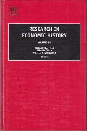 Immagine del venditore per Research in Economic History. venduto da Centralantikvariatet