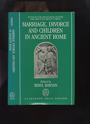 Immagine del venditore per Marriage, Divorce and Children in Ancient Rome venduto da Roger Lucas Booksellers