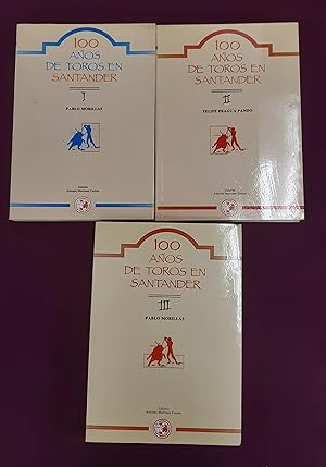 Seller image for 100 aos de toros en Santander. 3 tomos . for sale by Librera Astarloa
