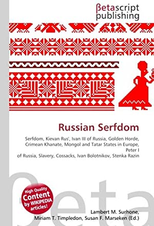 Imagen del vendedor de Russian Serfdom a la venta por Libros Tobal