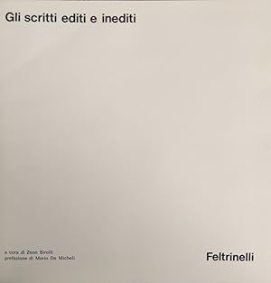 UMBERTO BOCCIONI. GLI SCRITTI EDITI E INEDITI