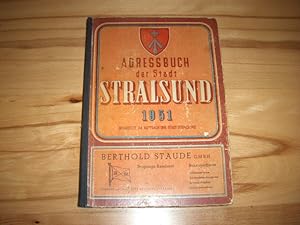 Stralsund, Stralsund Stadtadressbuch 1951.