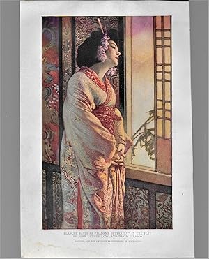 Seller image for Blanche Bates As Madame Butterfly In The Play By John Luther Long And David Belasco, Color Illustration for sale by Legacy Books II