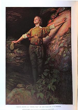 Seller image for Maude Adams As Peter Pan, Color Illustration for sale by Legacy Books II