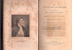 Bild des Verkufers fr The constitution of England : or, an account of the English government ; in which it is compared, with the republican form of government, and the other monarchies in Europe. New ed. zum Verkauf von Wissenschaftliches Antiquariat Kln Dr. Sebastian Peters UG