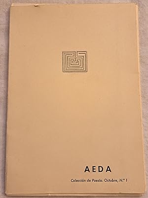 Imagen del vendedor de AEDA. Coleccin de Poesa n 1 a la venta por Aaromadelibros