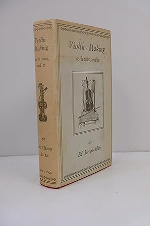 Seller image for Violin - Making as it was, and is for sale by Librairie du Levant