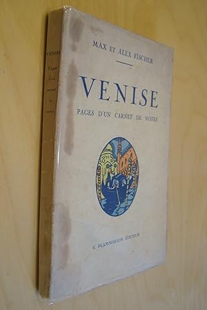 Venise Pages d'un carnet de notes