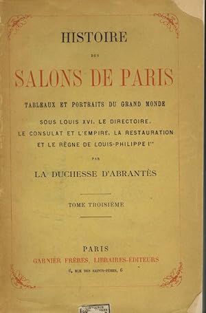 Histoire des Salons de Paris