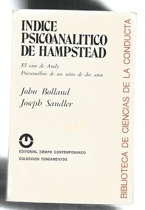 Imagen del vendedor de ndice psicoanaltico de Hampstead. a la venta por Librera El Crabo