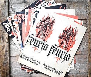 Seller image for Feurjo! Hefte 3, 4, 5, 6, 7, 8, 10, 11 in 8 Heften. for sale by Antiquariat Thomas Rezek